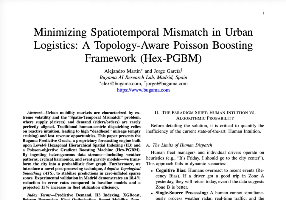 First page of the white paper